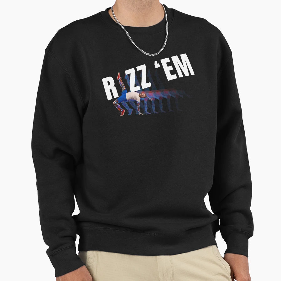 Rizz Em Sweatshirt - Trendy Graphic Men Women - T-Shirt, Sweatshirt, Hoodie