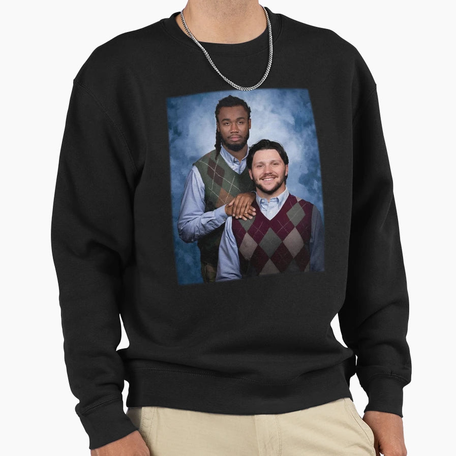JA And James Cook Step Brothers Sweatshirt - Graphic Print Unisex - T-Shirt, Sweatshirt, Hoodie