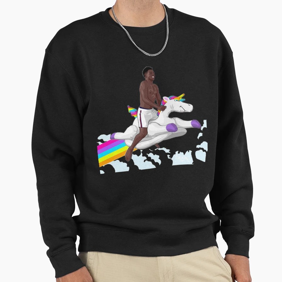 Saka Unicorn Bukayo Saka Unicorn Sweatshirt - Custom Art Print Unisex - T-Shirt, Sweatshirt, Hoodie