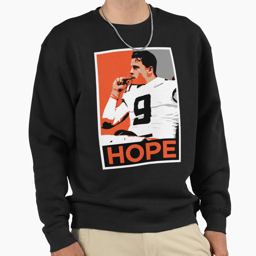 Funny JB Smoking Cigar Gift Burrow Sweatshirt - Minimalist Print Unisex - T-Shirt, Sweatshirt, Hoodie