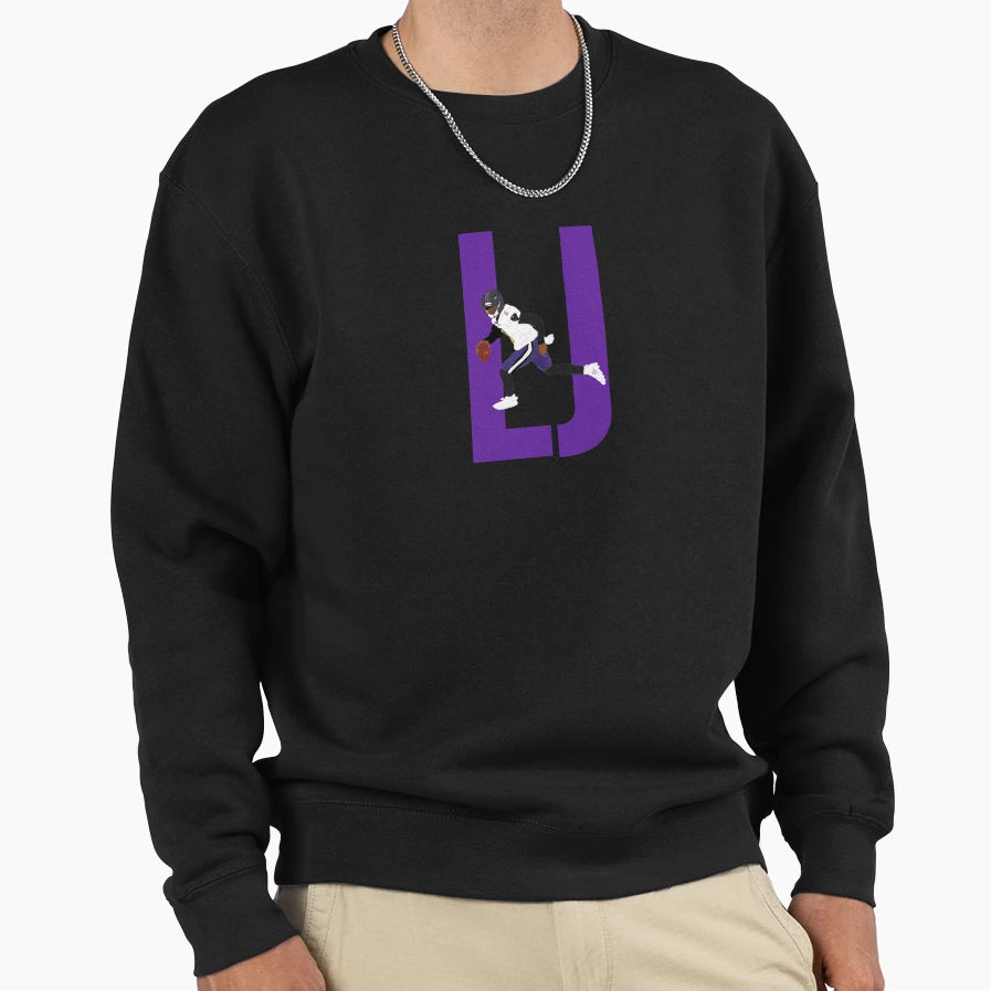 Lamar Baltimore Art T-Shirt - Fun Novelty Design for Adults - T-Shirt, Sweatshirt, Hoodie