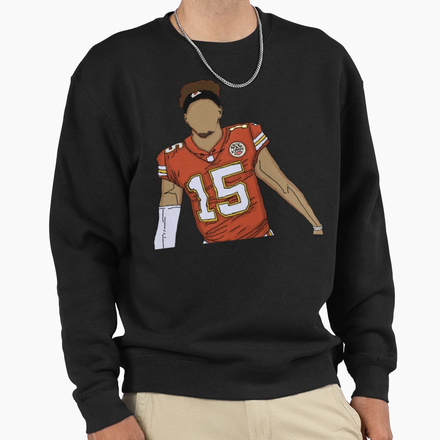 Mahomes15 Sweatshirt - Streetwear Style for Adults - T-Shirt, Sweatshirt, Hoodie