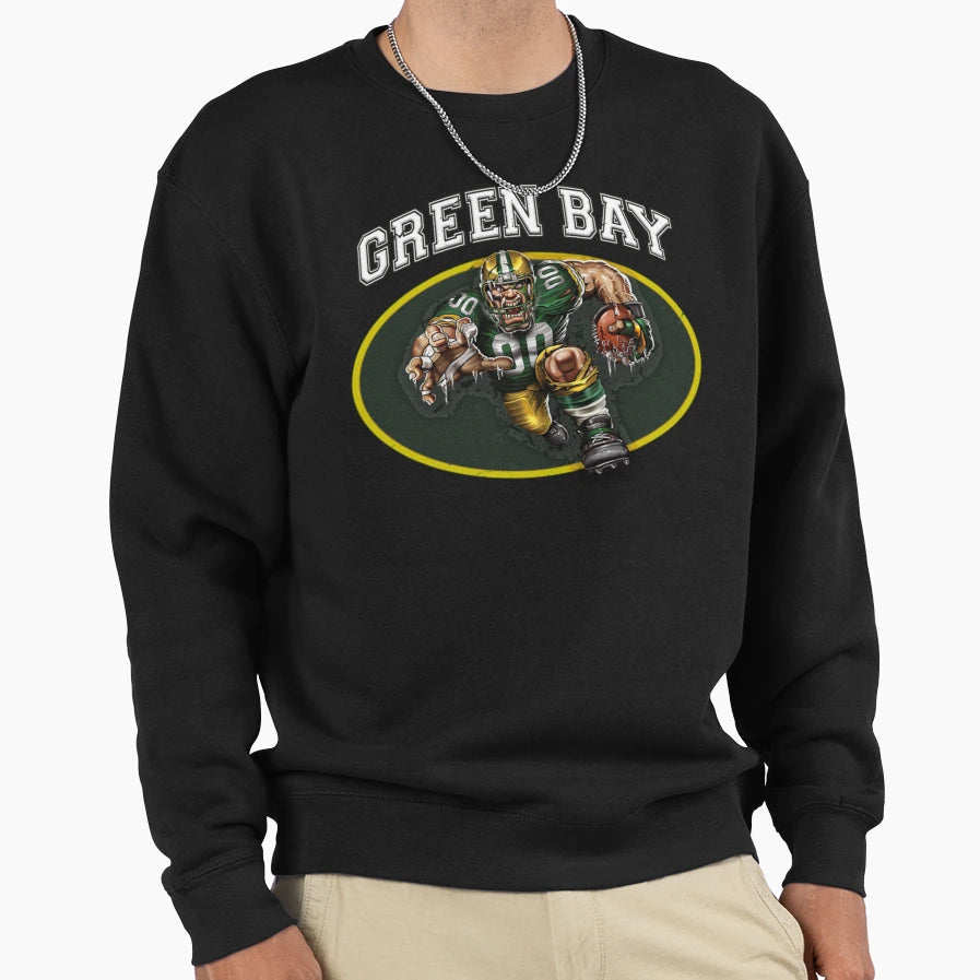 Green Bay Football Detroit Sweatshirt - Minimalist Print Men Women - T-Shirt, Sweatshirt, Hoodie