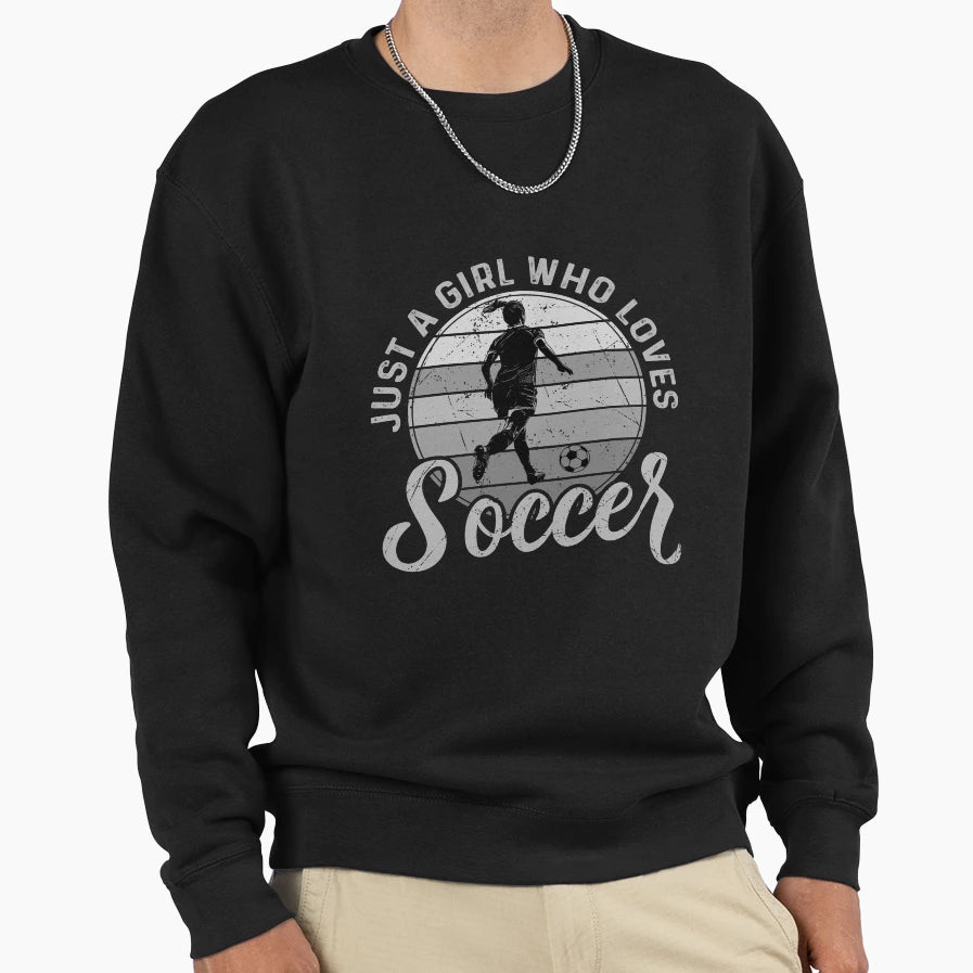 Soccer Player Sweatshirt - Aesthetic Graphic Men Women - T-Shirt, Sweatshirt, Hoodie