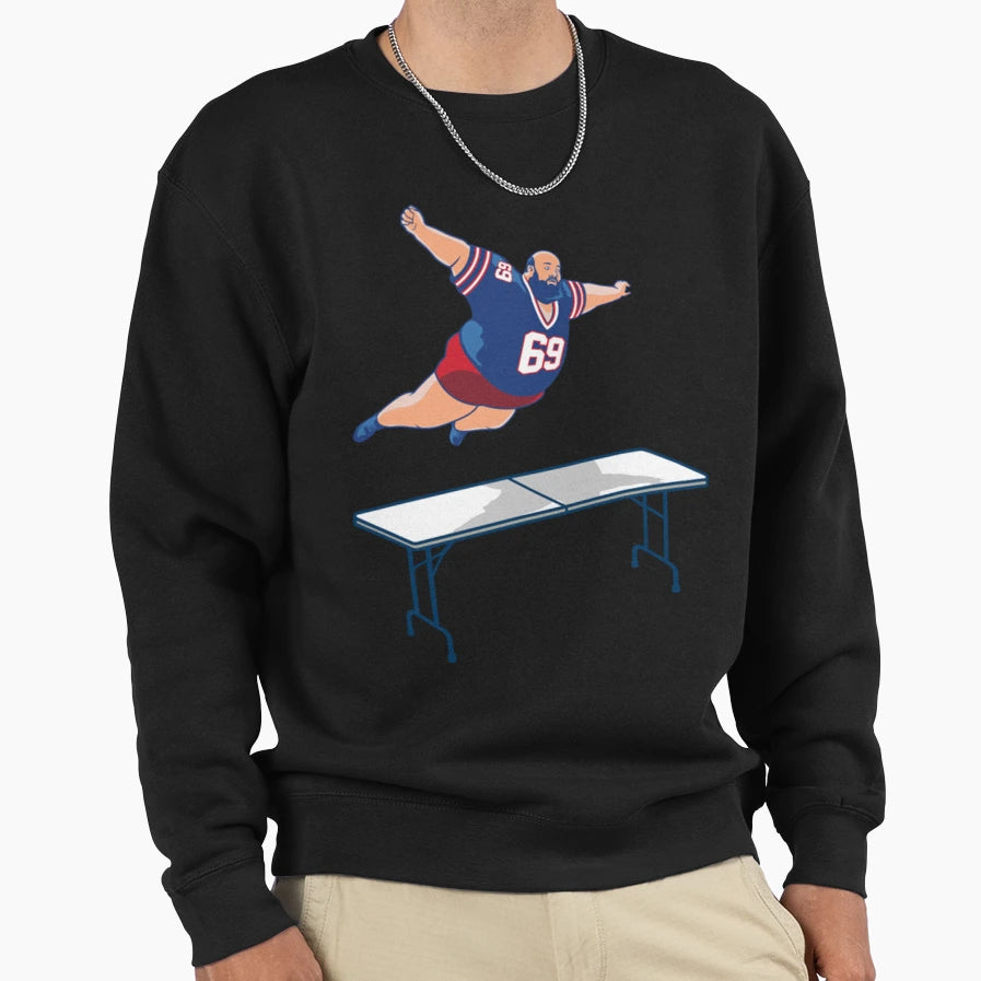 Buffalo Bills Mafia Table Dive T-Shirt - Unique Graphic for Adults - T-Shirt, Sweatshirt, Hoodie