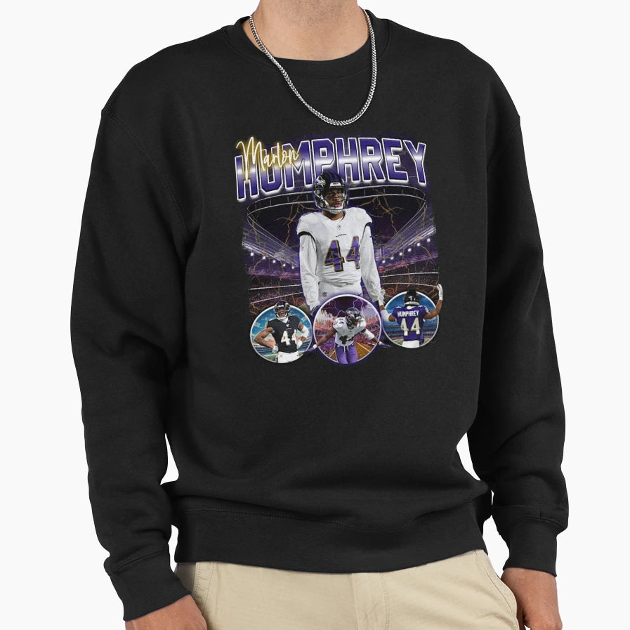 Marlon Humphrey T-Shirt - Minimalist Print Men Women - T-Shirt, Sweatshirt, Hoodie