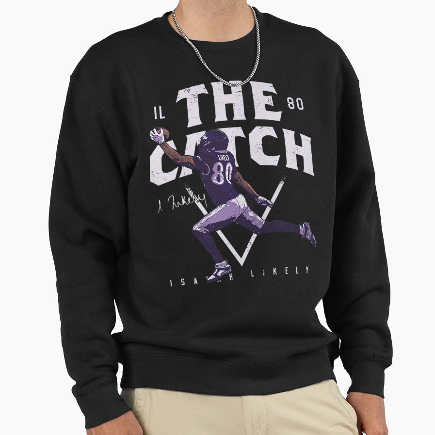Isaiah Likely Baltimore Sweatshirt - Streetwear Style Unisex - T-Shirt, Sweatshirt, Hoodie