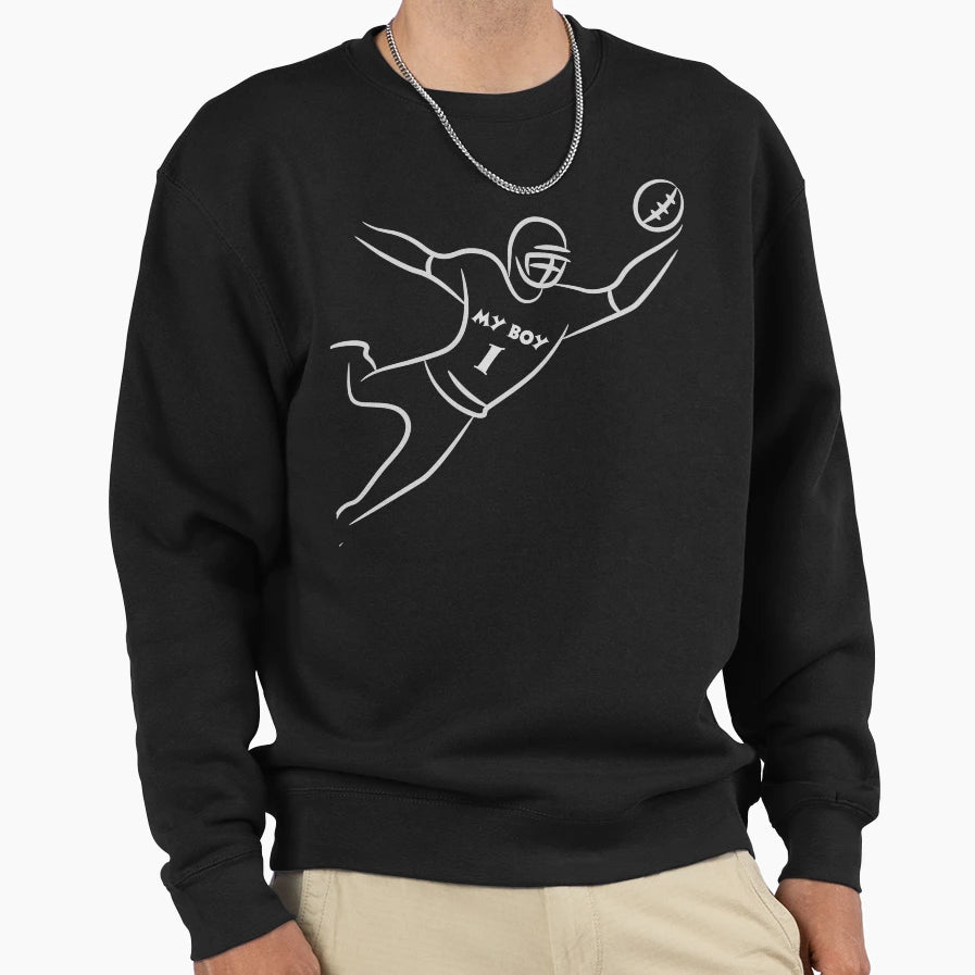 My Football Moms And Accessories T-Shirt - Trendy Graphic Unisex - T-Shirt, Sweatshirt, Hoodie