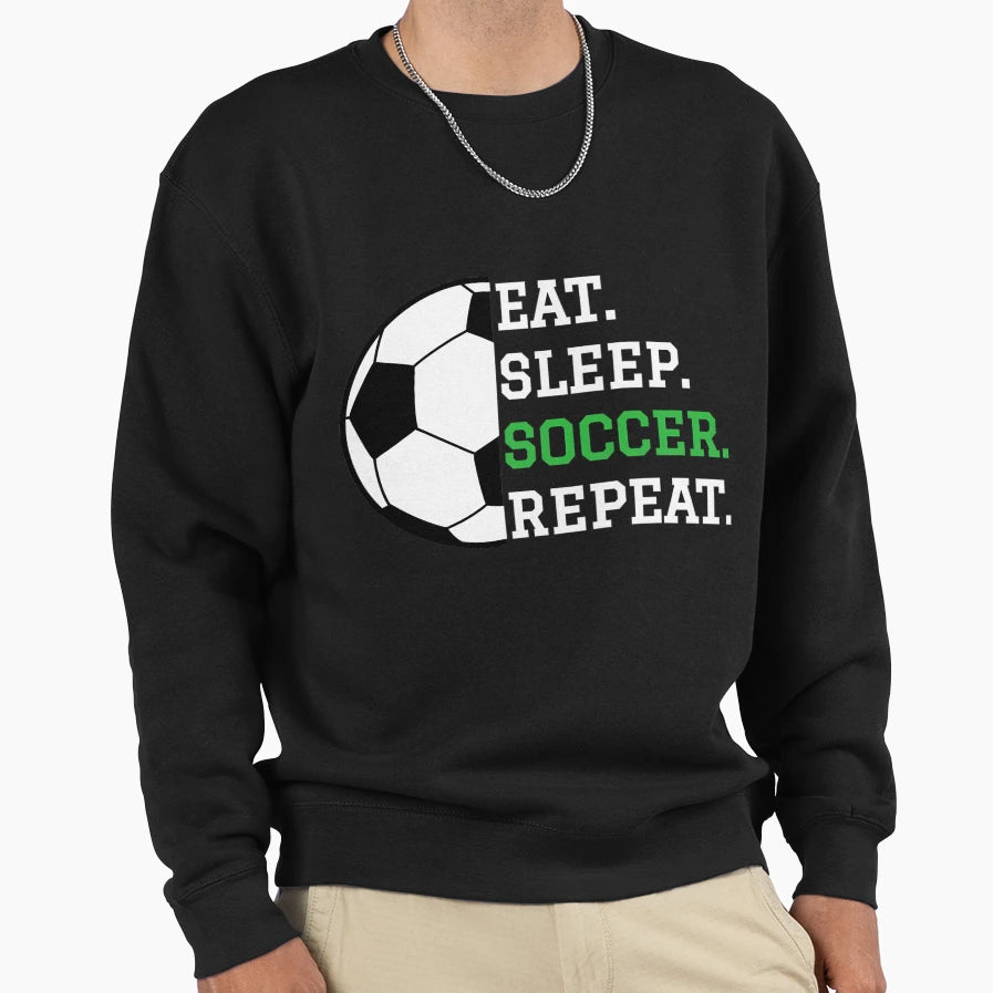 Soccer Player Soccer Lover Eat Sweatshirt - Trendy Graphic for Adults - T-Shirt, Sweatshirt, Hoodie