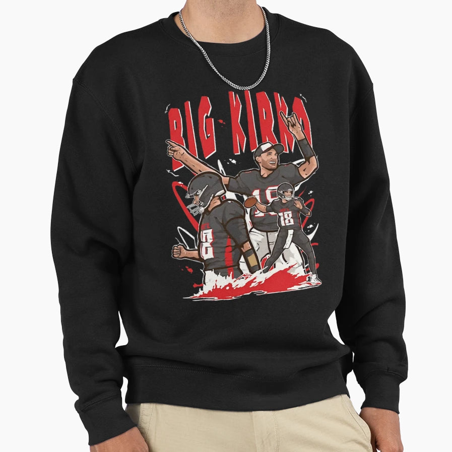 Kirk Cousins Big Kirko Cartoon T-Shirt - Aesthetic Graphic for Adults - T-Shirt, Sweatshirt, Hoodie