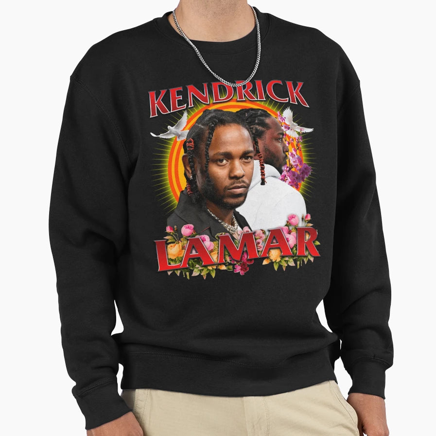 Kendricks Lamar Sweatshirt - Casual Everyday Wear Unisex - T-Shirt, Sweatshirt, Hoodie