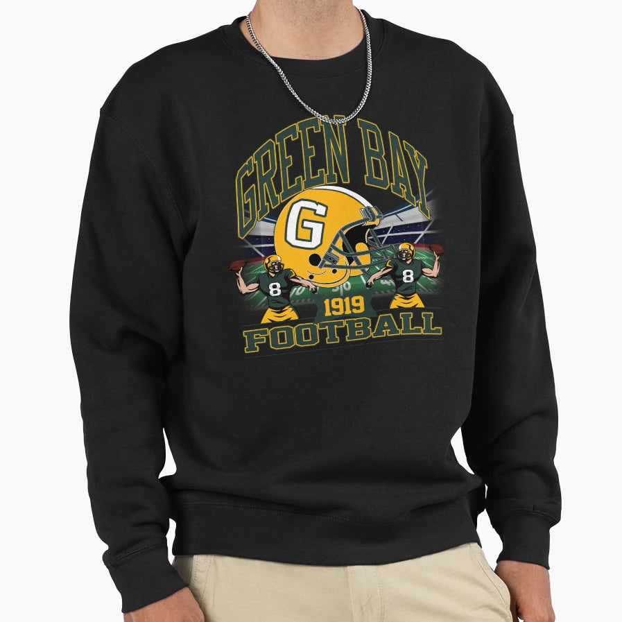 Art Green Bay Packers Sweatshirt - Fun Novelty Design Men Women - T-Shirt, Sweatshirt, Hoodie