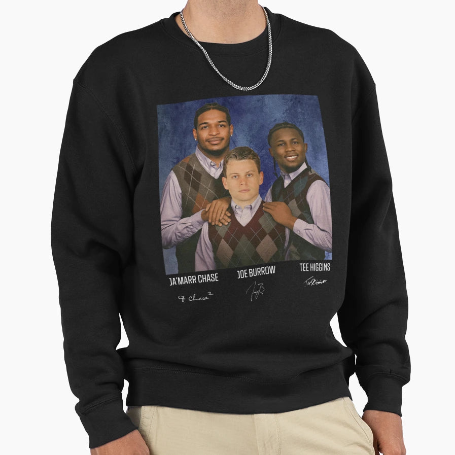 Jamarr Chase JB Higgins Football T-Shirt - Minimalist Print Unisex - T-Shirt, Sweatshirt, Hoodie