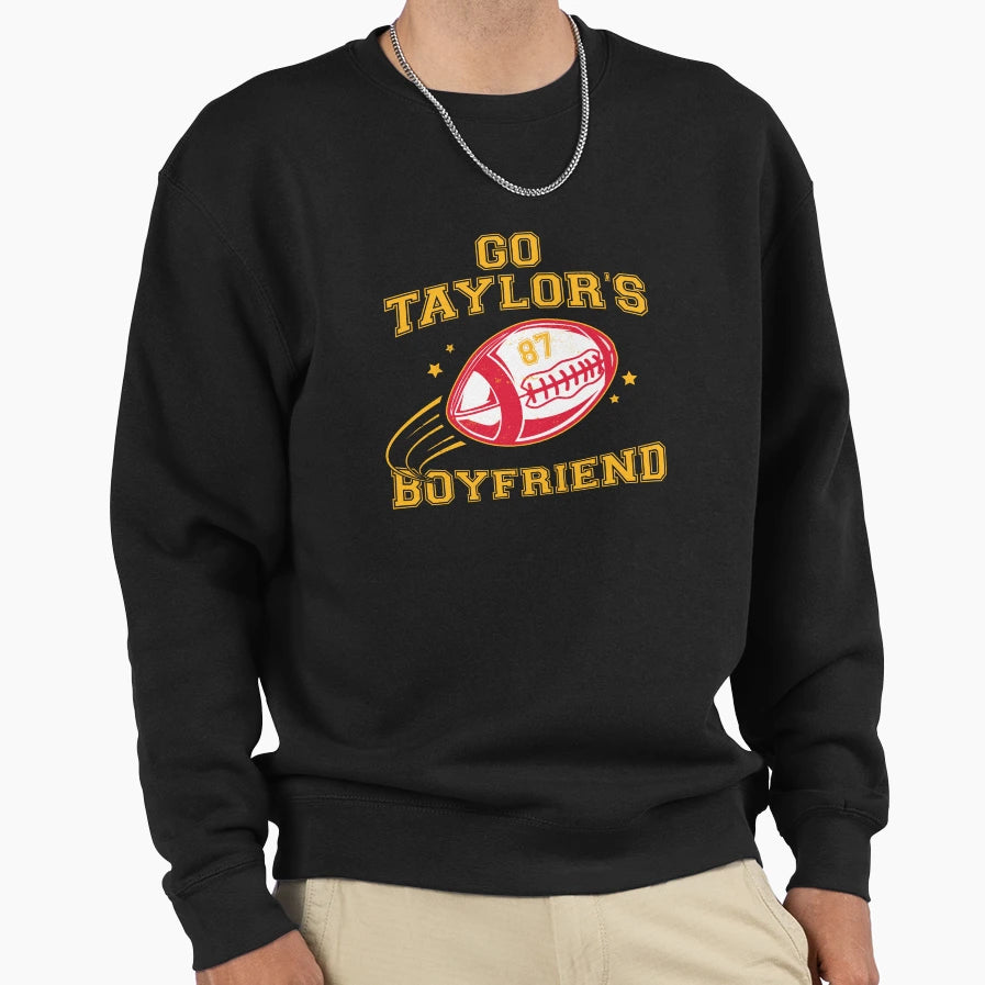 Copy Go Taylors Boyfriend 87 Sweatshirt - Casual Everyday Wear for Adults - T-Shirt, Sweatshirt, Hoodie
