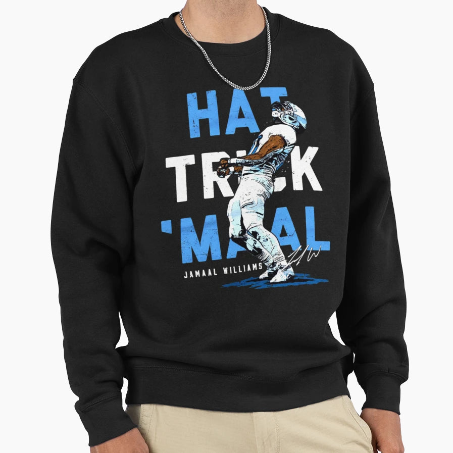 Jamaal Williams Hat Trick Maal Sweatshirt - Streetwear Style Men Women - T-Shirt, Sweatshirt, Hoodie