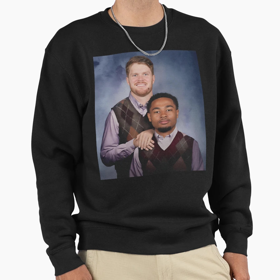Funny Sam Darnold Jaxon Smith Njigba Sweatshirt - Trendy Graphic Unisex - T-Shirt, Sweatshirt, Hoodie