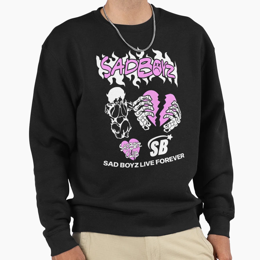Junior H Sad Boyz Sweatshirt - Fun Novelty Design Men Women - T-Shirt, Sweatshirt, Hoodie