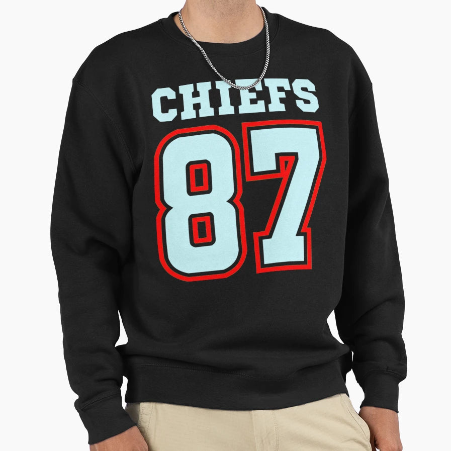 Chiefs Kelce 87 T-Shirt - Trendy Graphic for Adults - T-Shirt, Sweatshirt, Hoodie