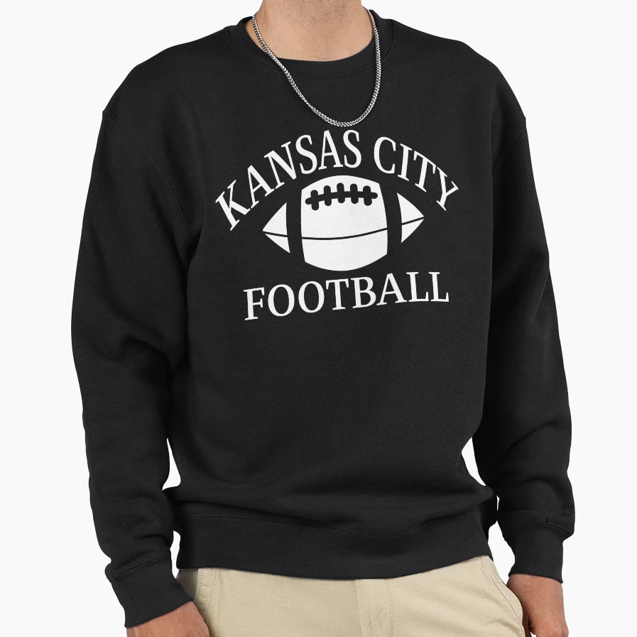 Kansas City Football Sweatshirt - Custom Art Print for Adults - T-Shirt, Sweatshirt, Hoodie