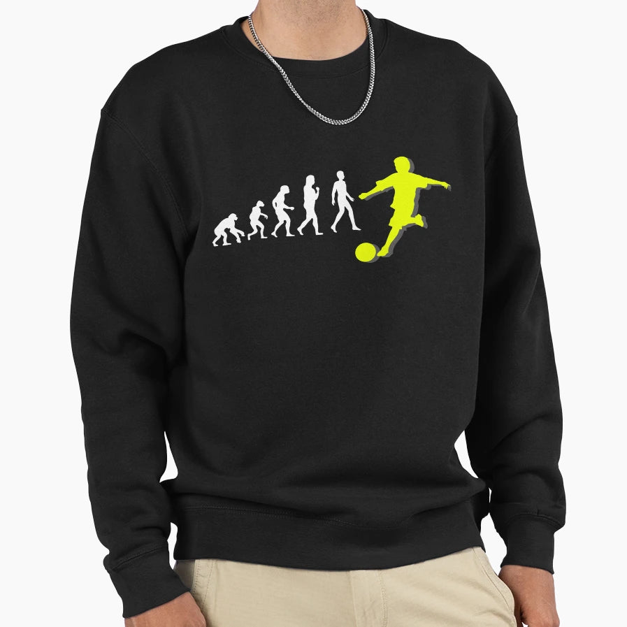 Rise Soccer Evolution Motion Sweatshirt - Trendy Graphic Men Women - T-Shirt, Sweatshirt, Hoodie