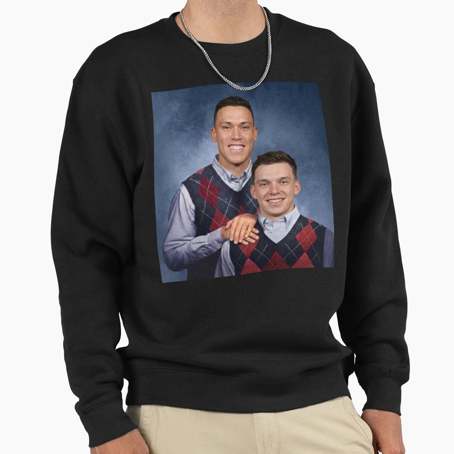 Aaron Judge And Ben Rice Step Sweatshirt - Fun Novelty Design for Adults - T-Shirt, Sweatshirt, Hoodie