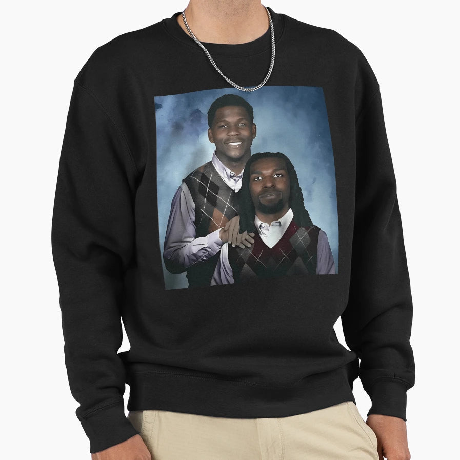 Anthony Edwards Minnesota And Naz Sweatshirt - Aesthetic Graphic Men Women - T-Shirt, Sweatshirt, Hoodie