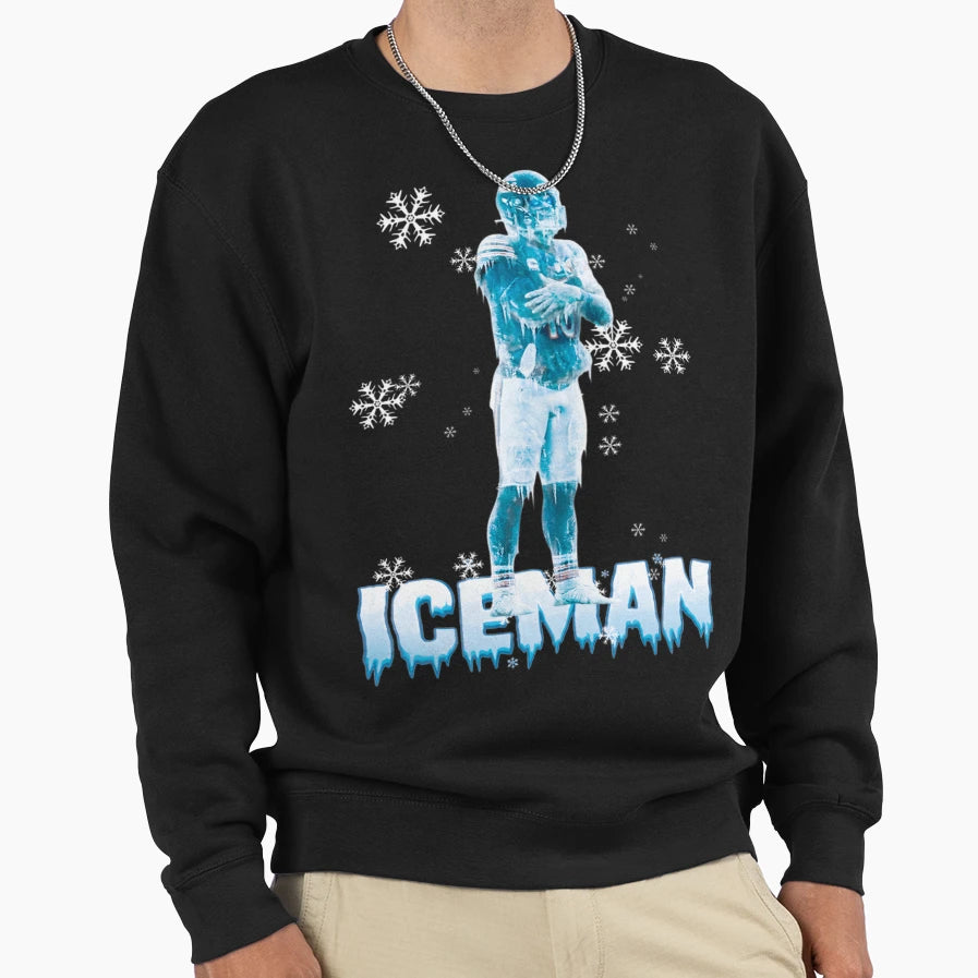 CW Iceman Chicago Football Sweatshirt - Fun Novelty Design Men Women - T-Shirt, Sweatshirt, Hoodie