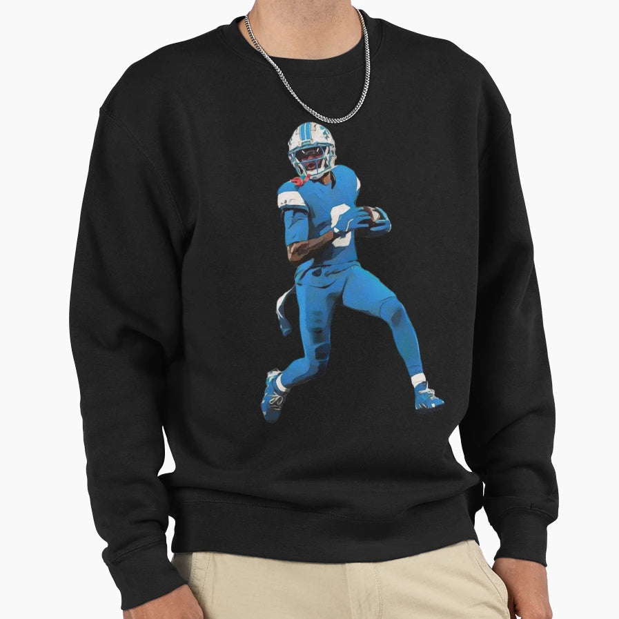Jameson Williams Td Sweatshirt - Novelty Apparel for Adults - T-Shirt, Sweatshirt, Hoodie