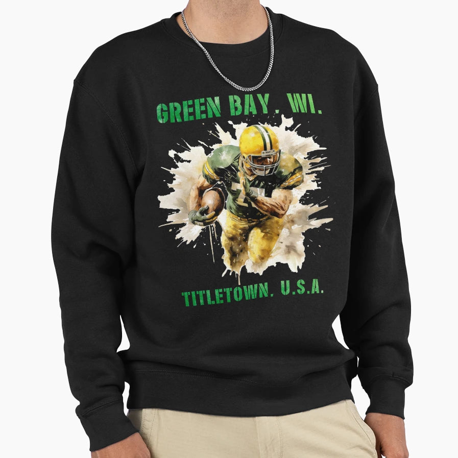 Titletown Usa Sweatshirt - Unique Graphic Men Women - T-Shirt, Sweatshirt, Hoodie