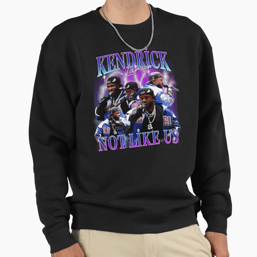 Drake Neon Rap Battle Collage Sweatshirt - Novelty Apparel for Adults - T-Shirt, Sweatshirt, Hoodie