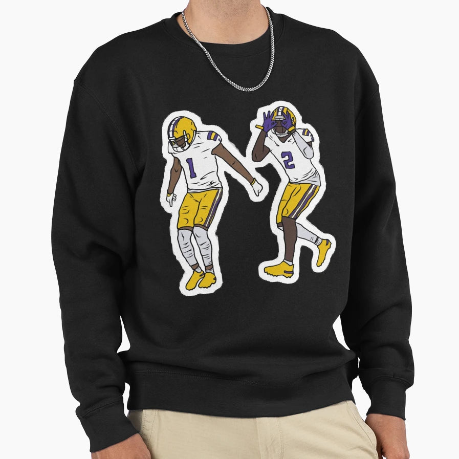 Griddy Duo Sweatshirt - Custom Art Print for Adults - T-Shirt, Sweatshirt, Hoodie