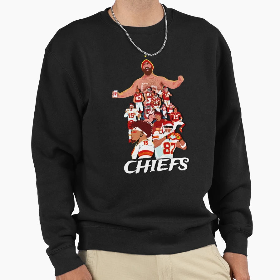 Kansas City Chiefs Sweatshirt - Trendy Graphic Unisex - T-Shirt, Sweatshirt, Hoodie