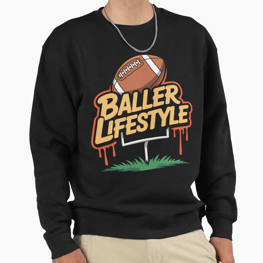 Football Lovers Sport Sweatshirt - Minimalist Print Unisex - T-Shirt, Sweatshirt, Hoodie