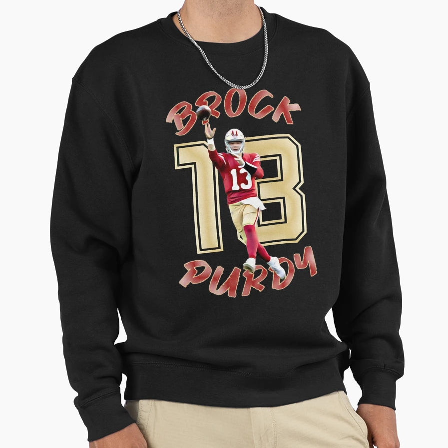Brock Sport Purdyfootball Sweatshirt - Unique Graphic for Adults - T-Shirt, Sweatshirt, Hoodie