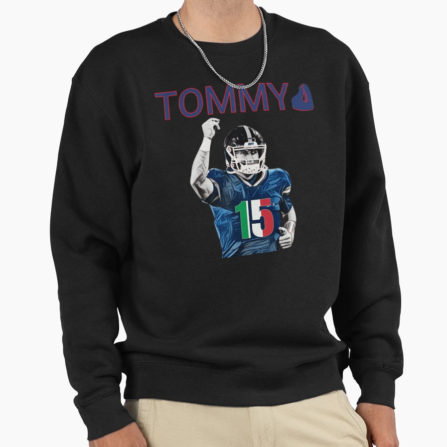 Hand Cutlets Quarterback American Sweatshirt - Custom Art Print for Adults - T-Shirt, Sweatshirt, Hoodie