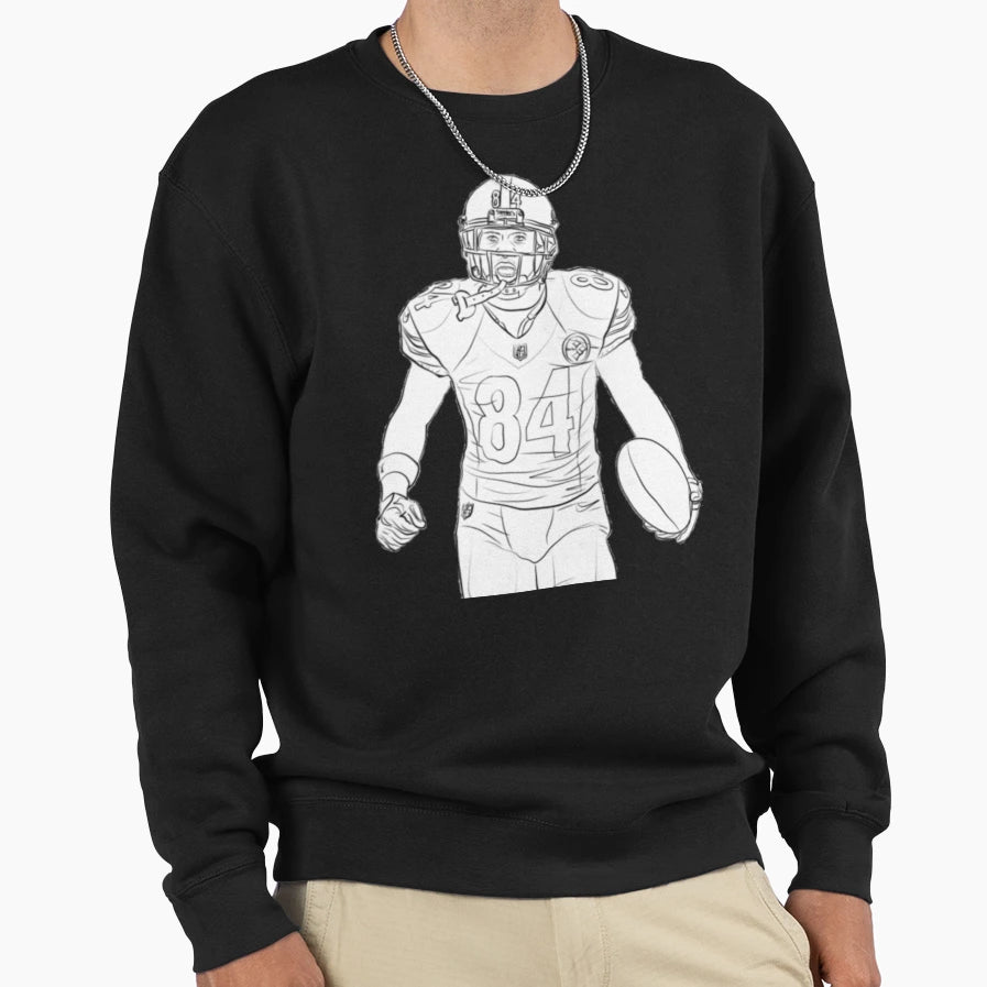Antonio Brown Custom Nfl Sports Sweatshirt - Fun Novelty Design for Adults - T-Shirt, Sweatshirt, Hoodie