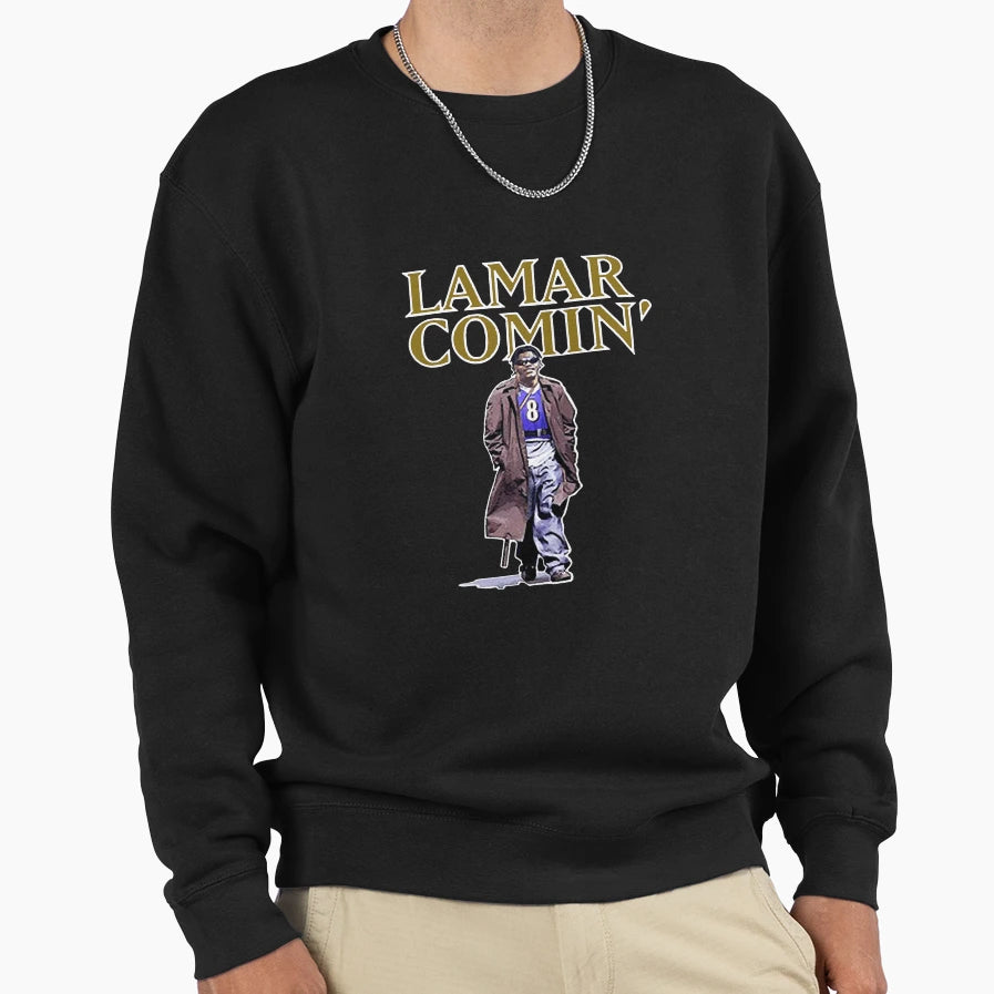 Lamar Comin Designs Sweatshirt - Unique Graphic Men Women - T-Shirt, Sweatshirt, Hoodie