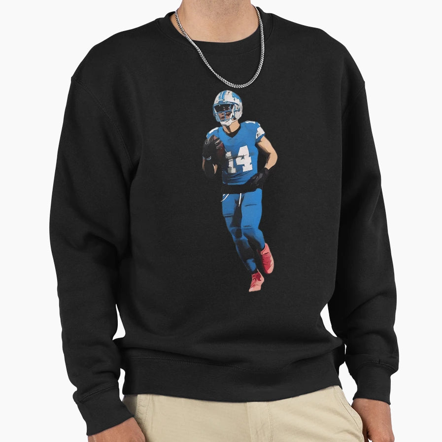 Amon Ra St Brown Detroit Lions Sweatshirt - Trendy Graphic Men Women - T-Shirt, Sweatshirt, Hoodie
