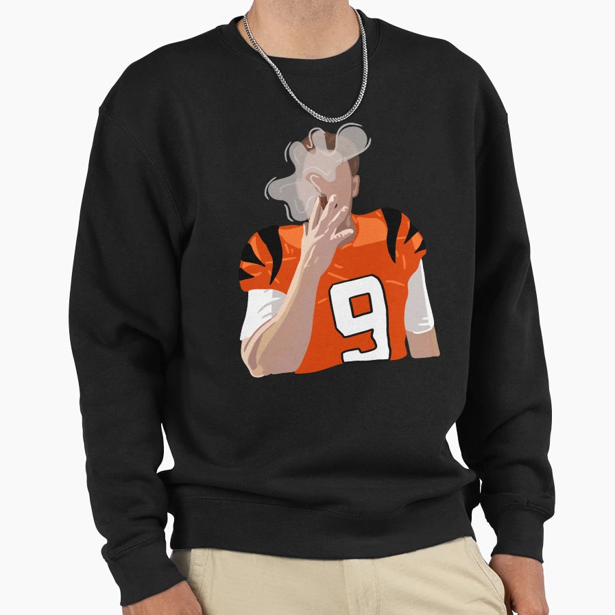 JB Smoking Cigar Sweatshirt - Aesthetic Graphic Unisex - T-Shirt, Sweatshirt, Hoodie