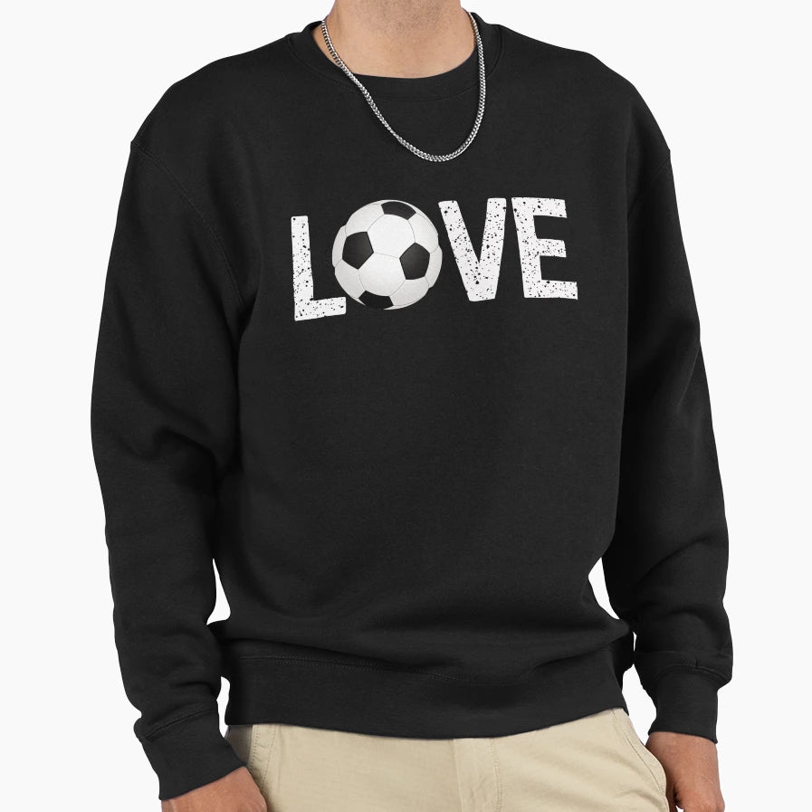 Soccer Love Sweatshirt - Trendy Graphic for Adults - T-Shirt, Sweatshirt, Hoodie