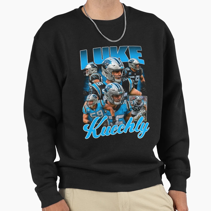 Luke Kuechly Carolina Football Sweatshirt - Streetwear Style Unisex - T-Shirt, Sweatshirt, Hoodie