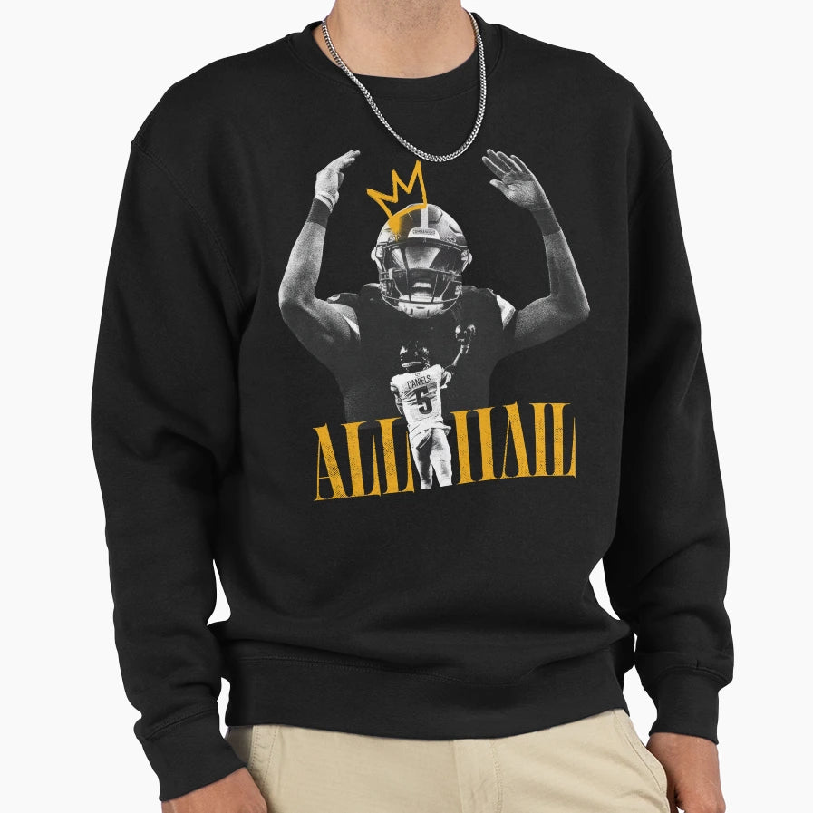 JD All Hail Sweatshirt - Trendy Graphic Men Women - T-Shirt, Sweatshirt, Hoodie