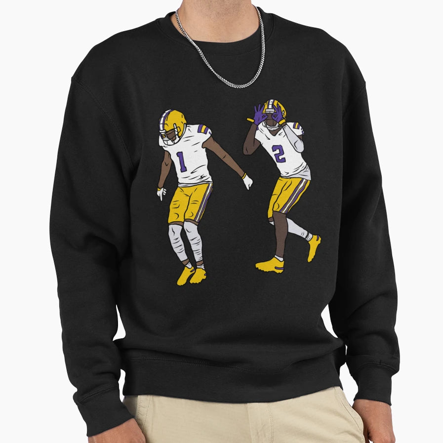 Original Griddy Duo Sweatshirt - Graphic Print for Adults - T-Shirt, Sweatshirt, Hoodie