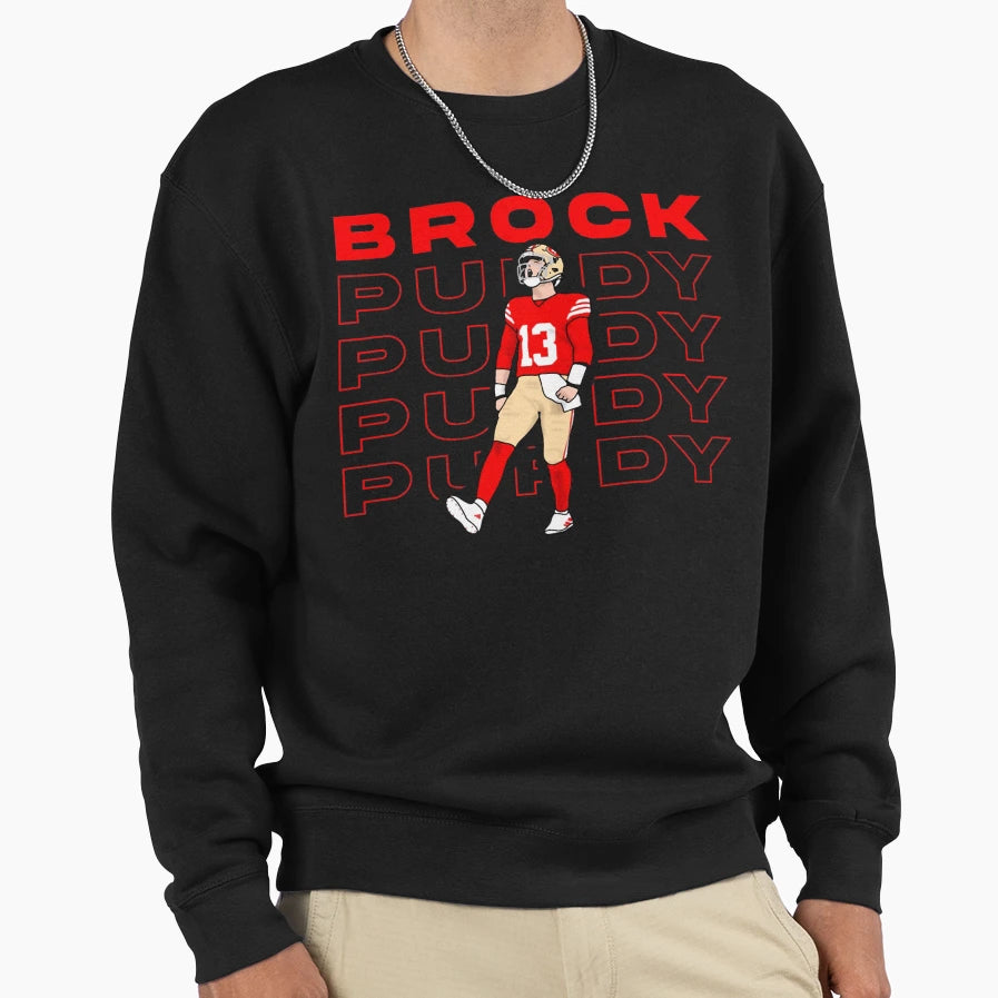 Brock Touchdown Sweatshirt - Minimalist Print Unisex - T-Shirt, Sweatshirt, Hoodie