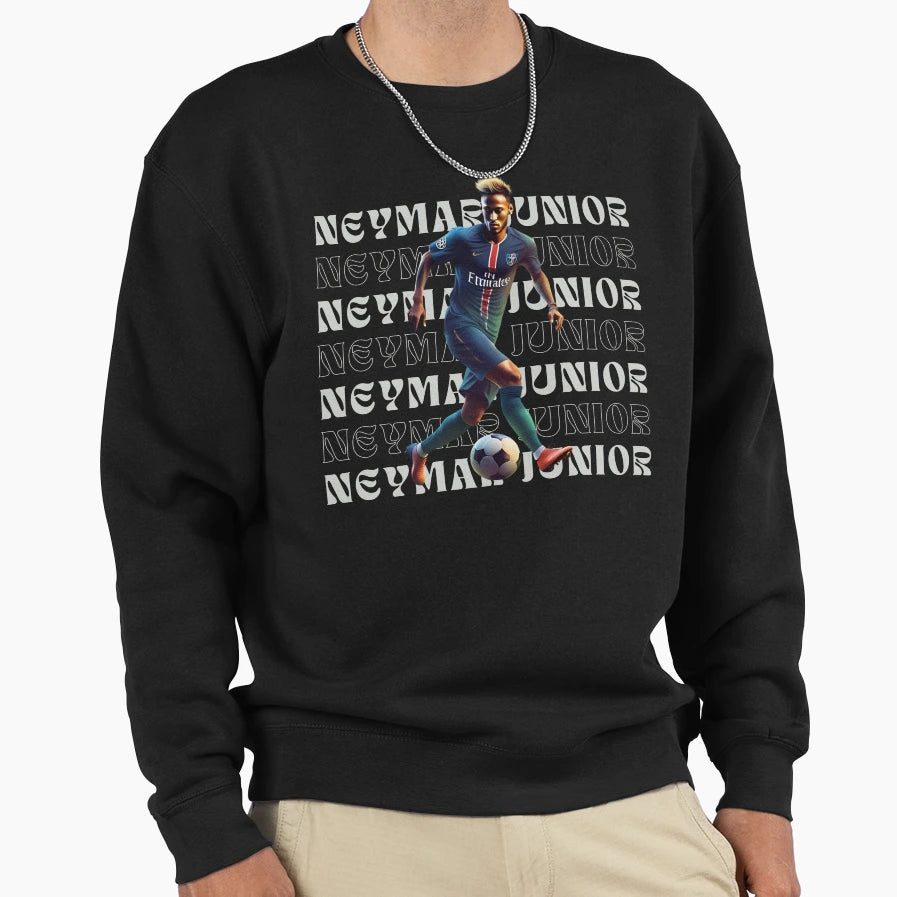 Brazilian Forward Neymar Jr Sweatshirt - Fun Novelty Design for Adults - T-Shirt, Sweatshirt, Hoodie