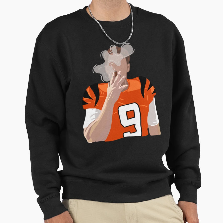 JB Smoking Cigar Sweatshirt - Custom Art Print Men Women - T-Shirt, Sweatshirt, Hoodie