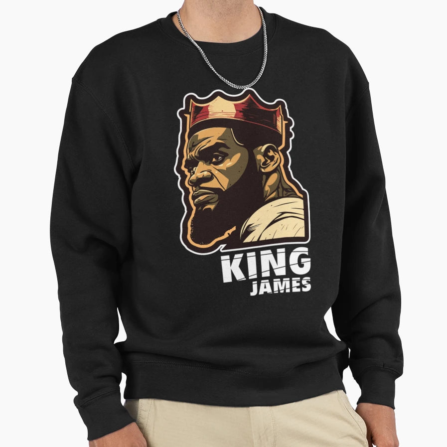 Lebron James Sweatshirt - Minimalist Print Unisex - T-Shirt, Sweatshirt, Hoodie