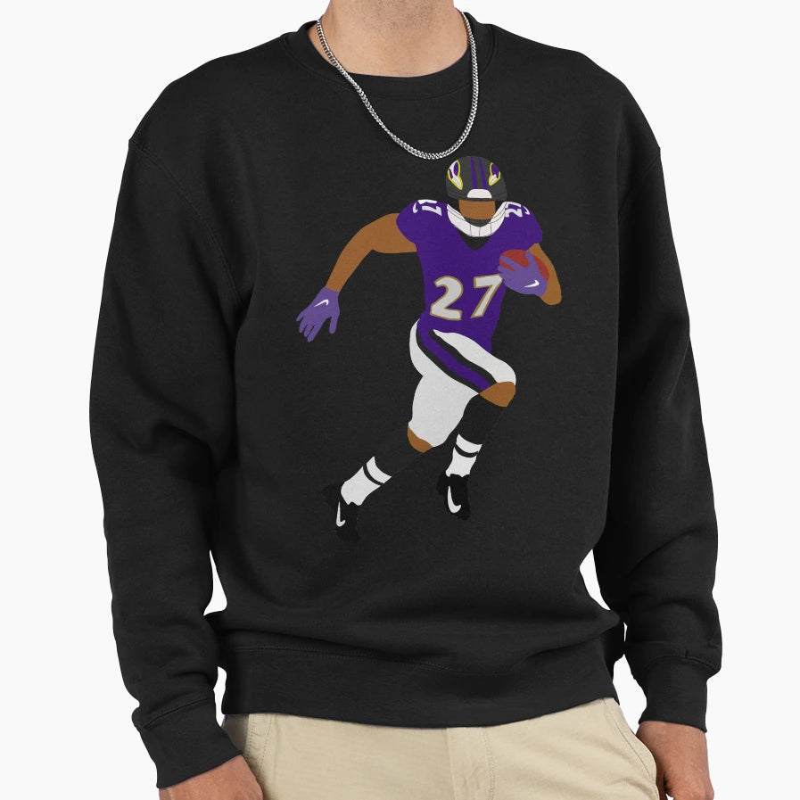 Jk Dobbins Sweatshirt - Streetwear Style for Adults - T-Shirt, Sweatshirt, Hoodie