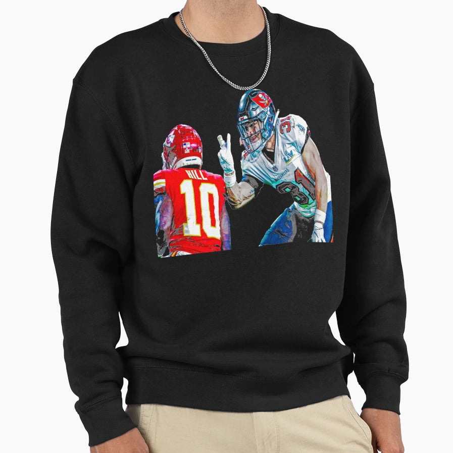 Antoine Winfield Jr Peace Out Art Sweatshirt - Novelty Apparel Men Women - T-Shirt, Sweatshirt, Hoodie