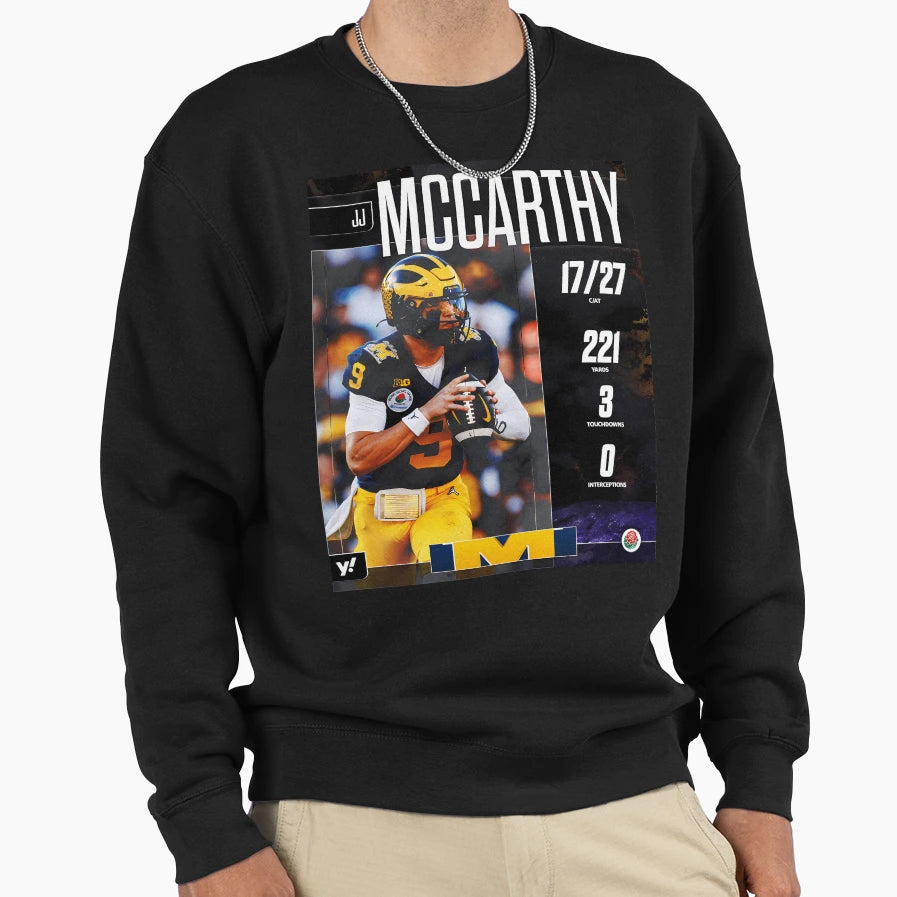 Should Giants Draft Jj Mccarthy Sweatshirt - Streetwear Style for Adults - T-Shirt, Sweatshirt, Hoodie